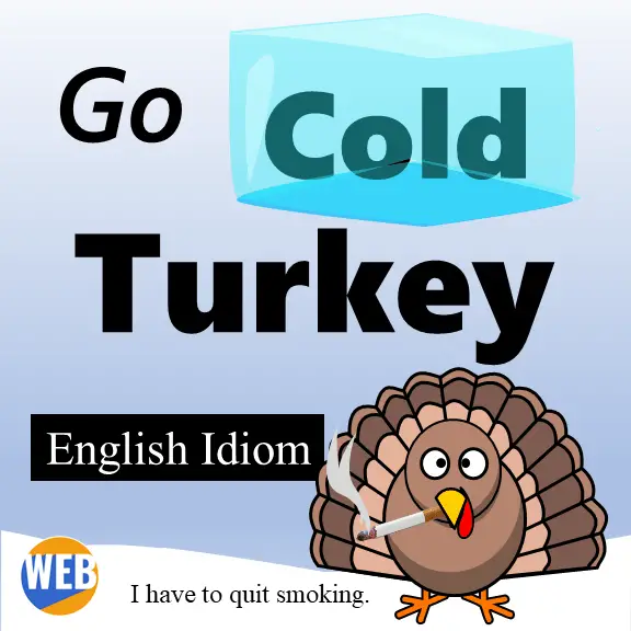 to quit cold turkey meaning