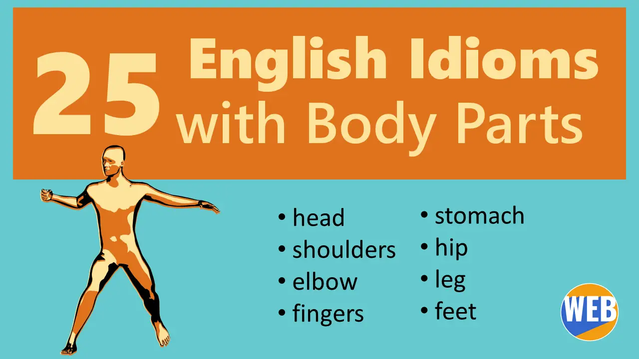 25 Idioms With Body Parts (PDF Download And Video) – World English Blog